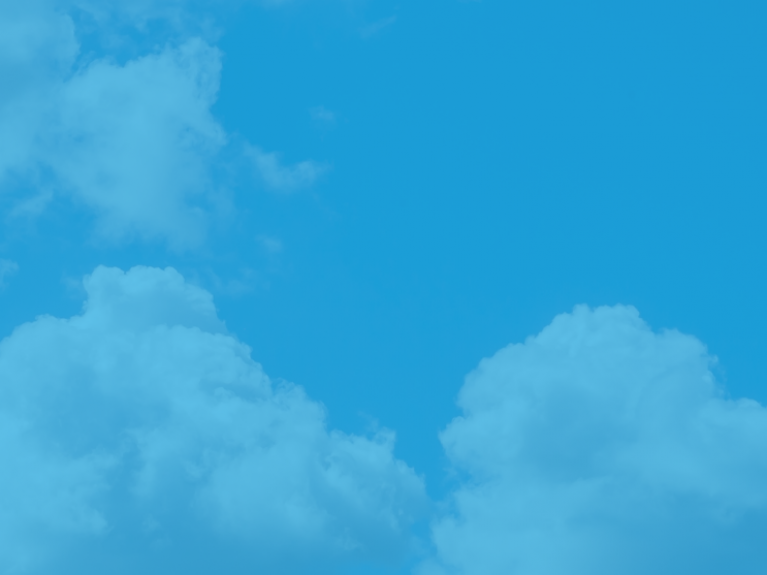 White House Illustration on blue cloud background